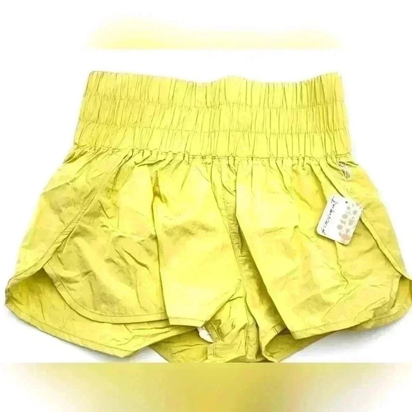 Free People Movement Women's Size M The Way Home Shorts Pomelo Khaki - Picture 1 of 4